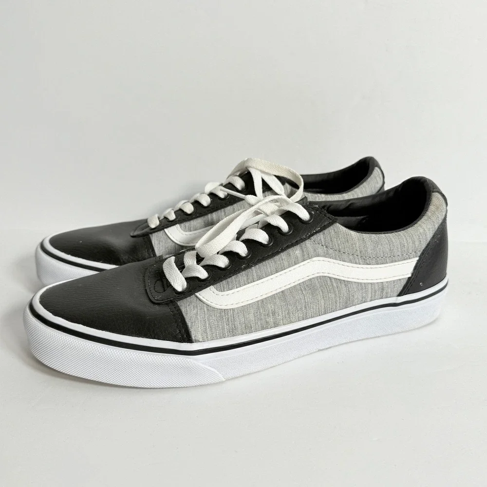 Vans Ward Sneaker Black Grey White Men's Size‎ 9 Casual Skater Shoes street y2k